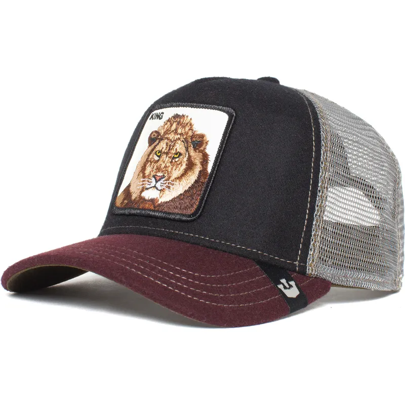 lippikset-kaareva-rekka-musta-snapback-king-circwool-of-life-the-farm-goorin-bros