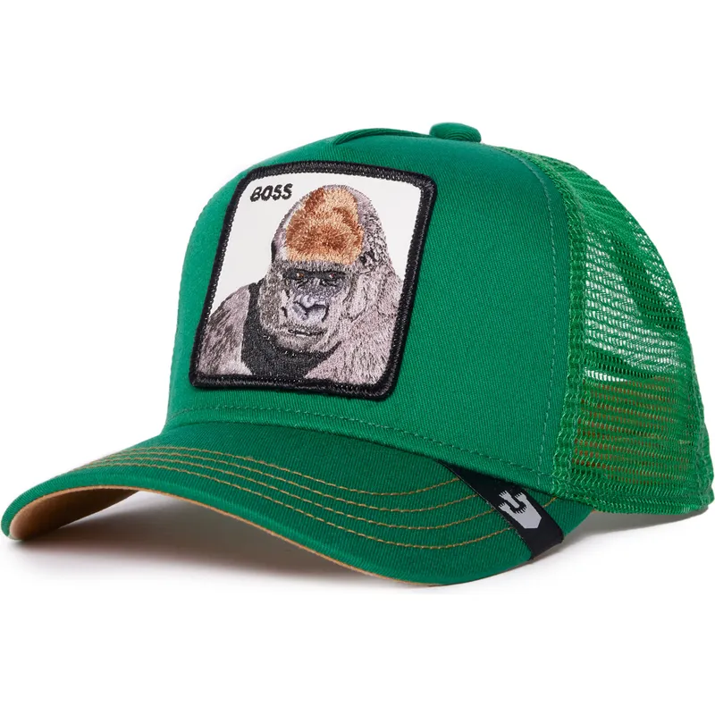 lippikset-kaareva-rekka-vihrea-snapback-lapsille-boss-shot-caller-the-farm-goorin-bros