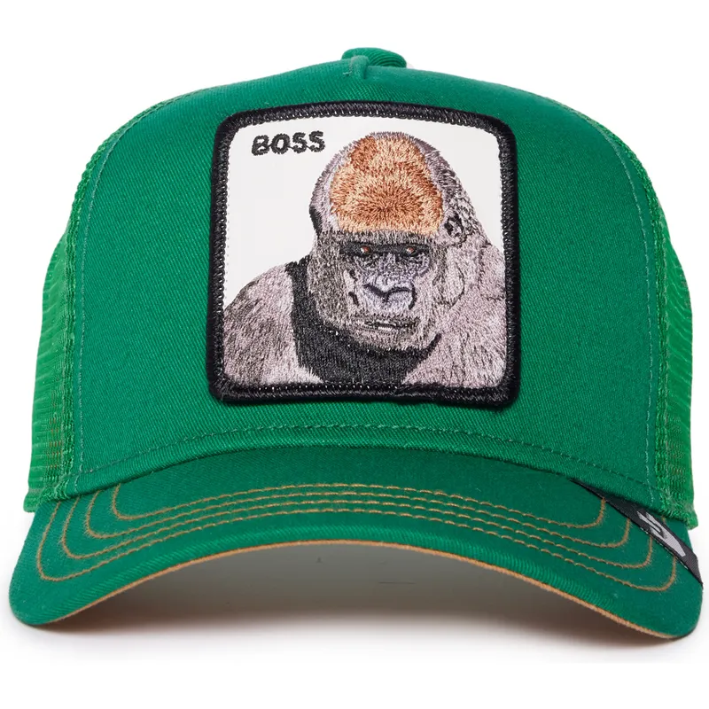 lippikset-kaareva-rekka-vihrea-snapback-lapsille-boss-shot-caller-the-farm-goorin-bros