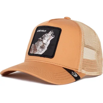 lippikset-rekka-oranssi-snapback-lone-wolf-truckin-the-farm-goorin-bros