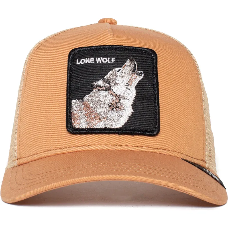 lippikset-rekka-oranssi-snapback-lone-wolf-truckin-the-farm-goorin-bros