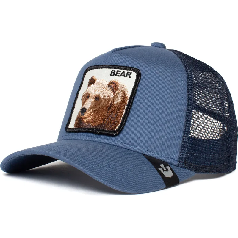 lippikset-rekka-sininen-snapback-big-bear-truckin-the-farm-goorin-bros lippikset-rekka-sininen-snapback-big-bear-truckin-the-farm-goorin-bros