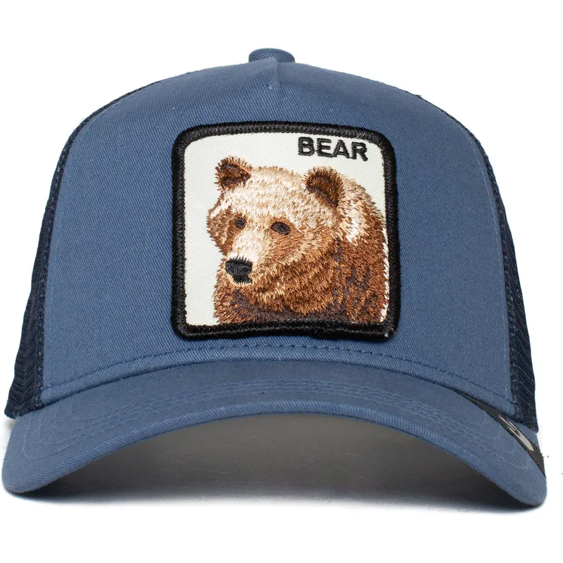 lippikset-rekka-sininen-snapback-big-bear-truckin-the-farm-goorin-bros lippikset-rekka-sininen-snapback-big-bear-truckin-the-farm-goorin-bros