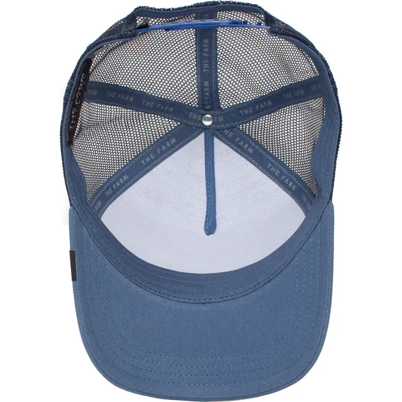 lippikset-rekka-sininen-snapback-big-bear-truckin-the-farm-goorin-bros lippikset-rekka-sininen-snapback-big-bear-truckin-the-farm-goorin-bros