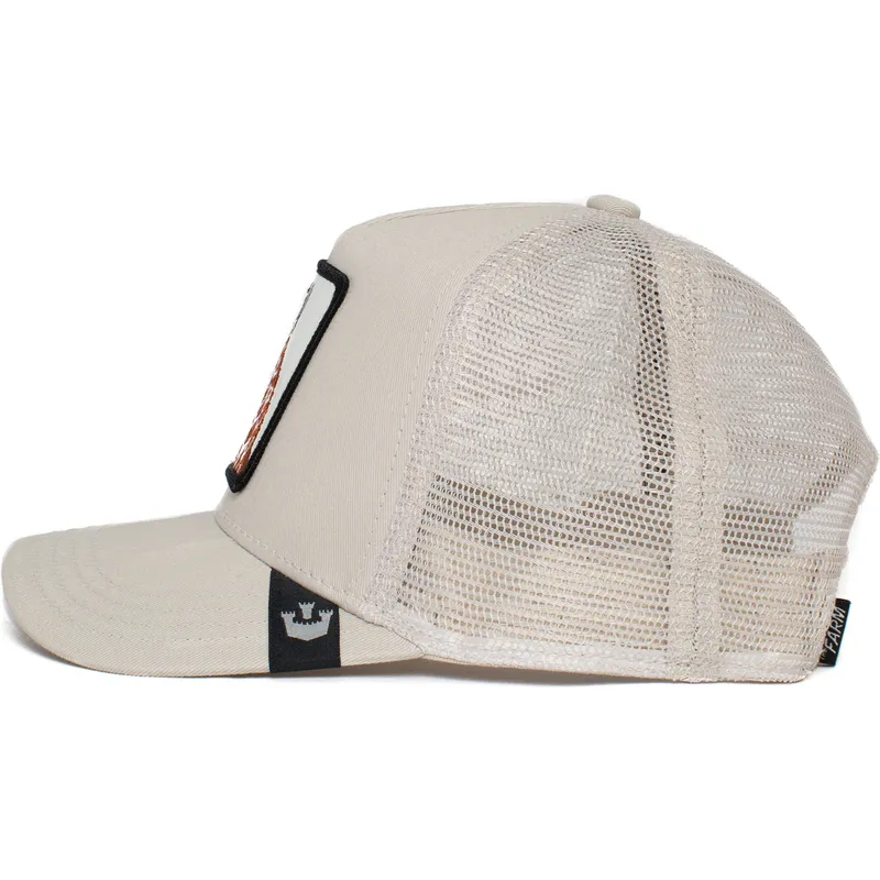 lippikset-rekka-beige-snapback-high-truckin-the-farm-goorin-bros lippikset-rekka-beige-snapback-high-truckin-the-farm-goorin-bros