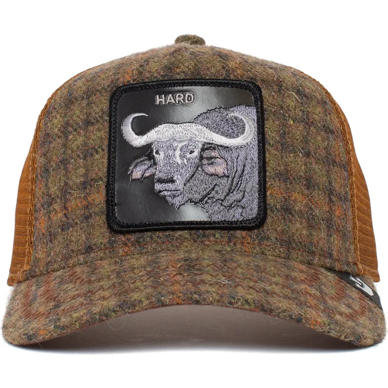 lippikset-kaareva-rekka-ruskea-snapback-hard-hardwood-the-farm-goorin-bros