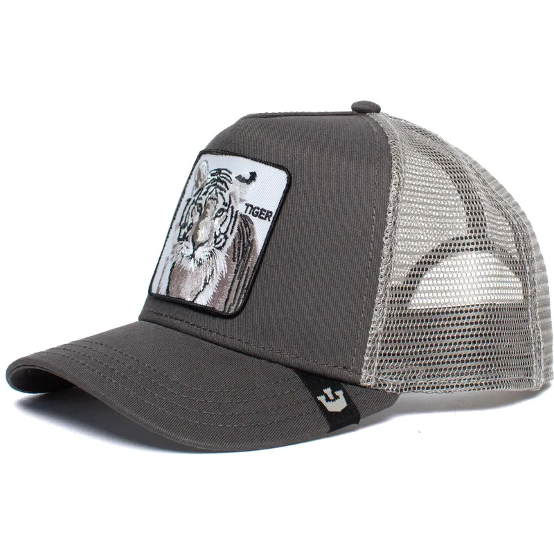 lippikset-kaareva-rekka-harmaa-snapback-the-white-tiger-the-farm-goorin-bros