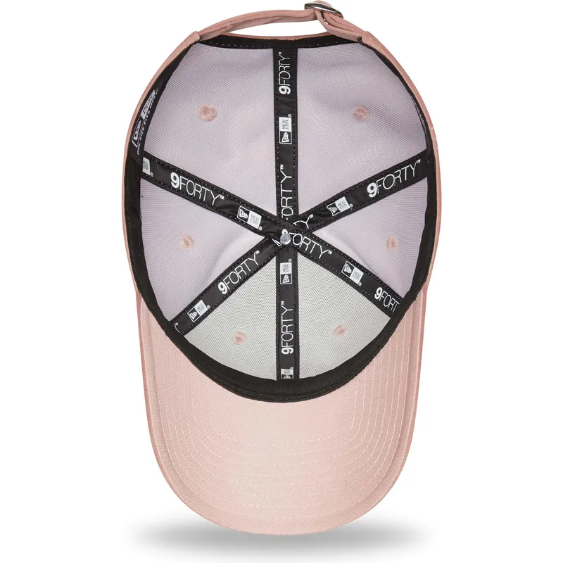 lippikset-kaareva-vaaleanpunainen-saadettava-nauha-9forty-velour-new-york-yankees-mlb-new-era lippikset-kaareva-vaaleanpunainen-saadettava-nauha-9forty-velour-new-york-yankees-mlb-new-era