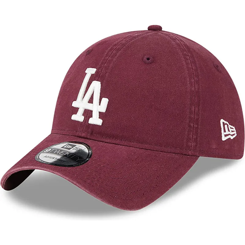 lippikset-kaareva-punainen-saadettava-nauha-9twenty-league-essential-los-angeles-dodgers-mlb-new-era