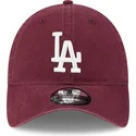 lippikset-kaareva-punainen-saadettava-nauha-9twenty-league-essential-los-angeles-dodgers-mlb-new-era