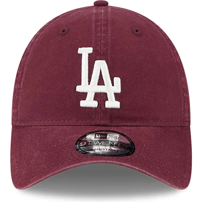 lippikset-kaareva-punainen-saadettava-nauha-9twenty-league-essential-los-angeles-dodgers-mlb-new-era