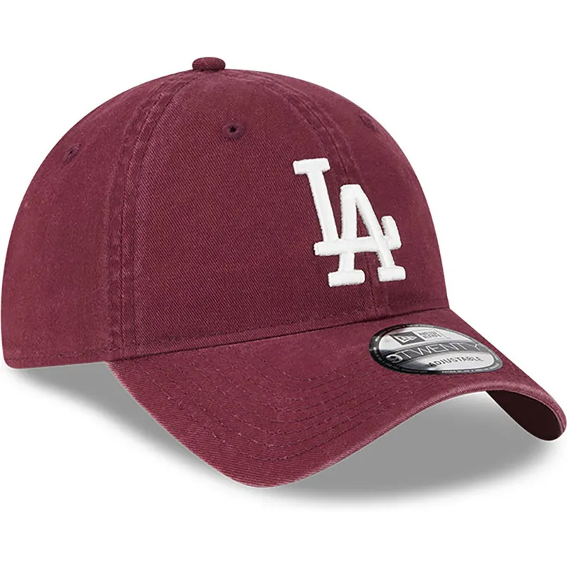 lippikset-kaareva-punainen-saadettava-nauha-9twenty-league-essential-los-angeles-dodgers-mlb-new-era