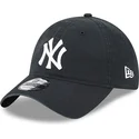 lippikset-kaareva-musta-saadettava-nauha-9twenty-league-essential-new-york-yankees-mlb-new-era