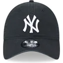 lippikset-kaareva-musta-saadettava-nauha-9twenty-league-essential-new-york-yankees-mlb-new-era