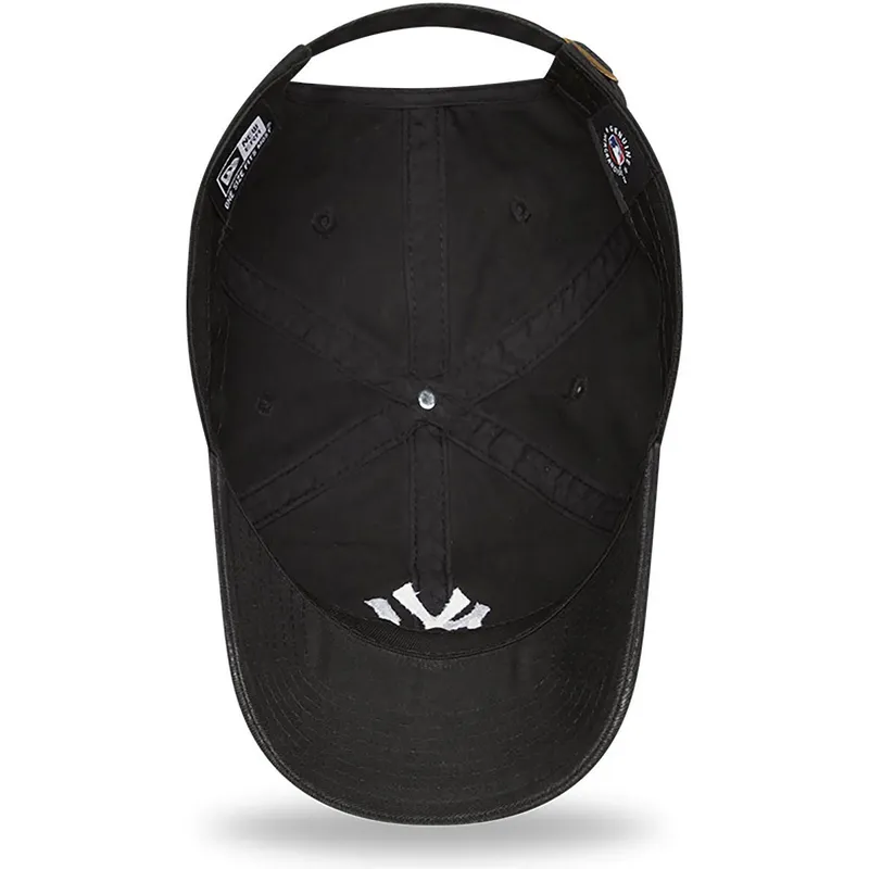 lippikset-kaareva-musta-saadettava-nauha-9twenty-league-essential-new-york-yankees-mlb-new-era