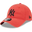 lippikset-kaareva-punainen-saadettava-nauha-9twenty-league-essential-new-york-yankees-mlb-new-era