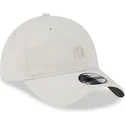 lippikset-kaareva-beige-saadettava-nauha-9twenty-mini-new-york-yankees-mlb-new-era