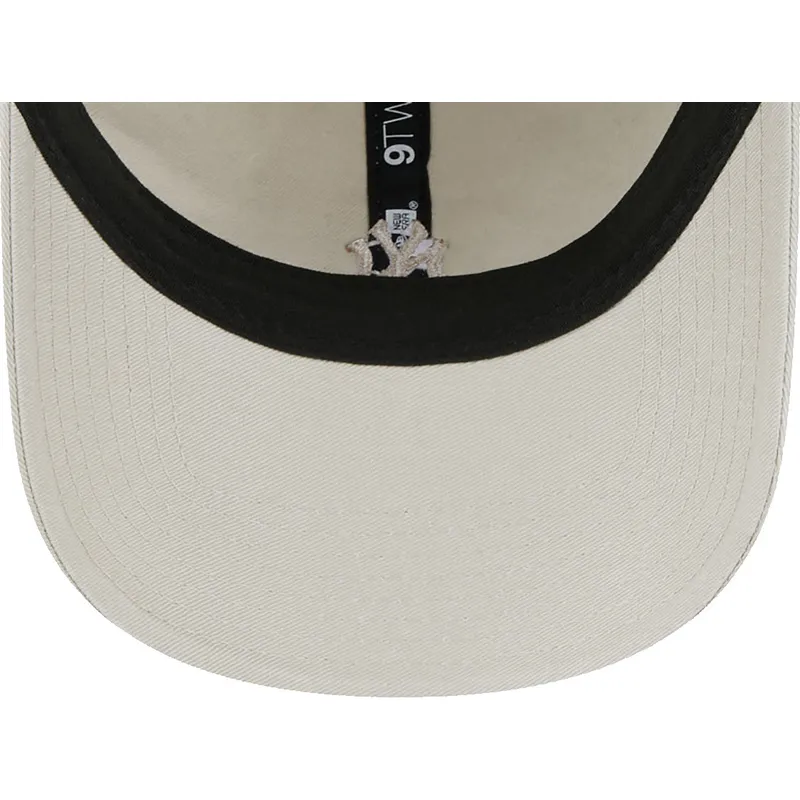lippikset-kaareva-beige-saadettava-nauha-9twenty-mini-new-york-yankees-mlb-new-era