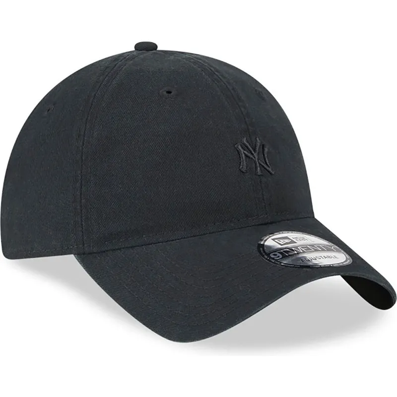 lippikset-kaareva-musta-saadettava-nauha-9twenty-mini-new-york-yankees-mlb-new-era