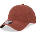lippikset-kaareva-ruskea-saadettava-nauha-9twenty-mini-new-york-yankees-mlb-new-era