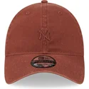 lippikset-kaareva-ruskea-saadettava-nauha-9twenty-mini-new-york-yankees-mlb-new-era