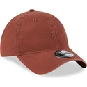 lippikset-kaareva-ruskea-saadettava-nauha-9twenty-mini-new-york-yankees-mlb-new-era