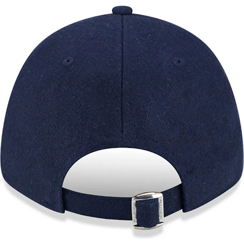 lippikset-kaareva-laivastonsininen-saadettava-nauha-9forty-essential-melton-wool-new-york-yankees-mlb-new-era