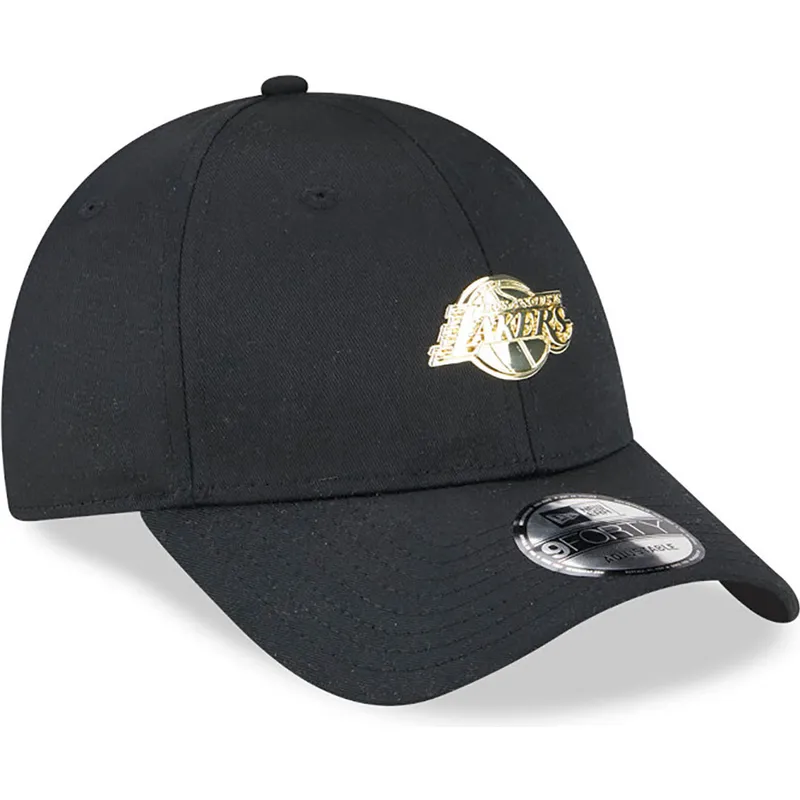 lippikset-kaareva-musta-saadettava-nauha-9forty-pin-los-angeles-lakers-nba-new-era