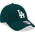 lippikset-kaareva-vihrea-saadettava-nauha-9forty-essential-melton-wool-los-angeles-dodgers-mlb-new-era
