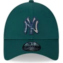 lippikset-kaareva-vihrea-saadettava-nauha-9forty-check-infill-new-york-yankees-mlb-new-era