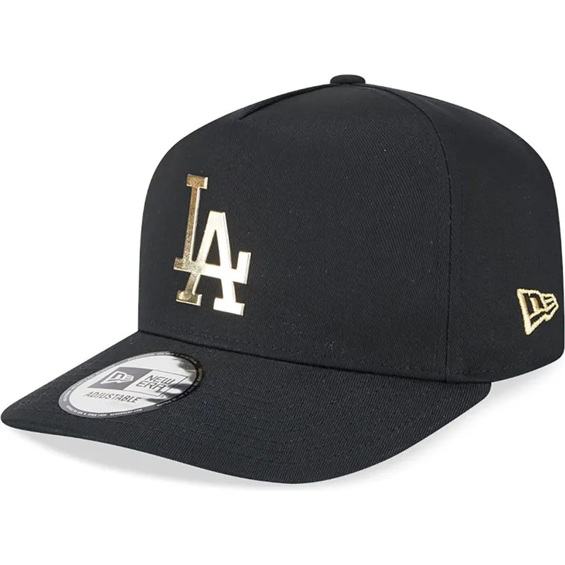 lippikset-kaareva-musta-snapback-a-frame-foil-pack-los-angeles-dodgers-mlb-new-era