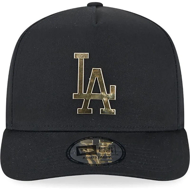 lippikset-kaareva-musta-snapback-a-frame-foil-pack-los-angeles-dodgers-mlb-new-era