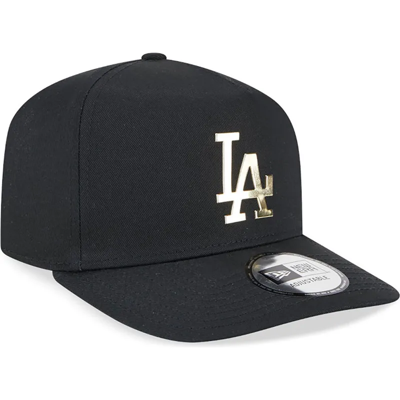 lippikset-kaareva-musta-snapback-a-frame-foil-pack-los-angeles-dodgers-mlb-new-era