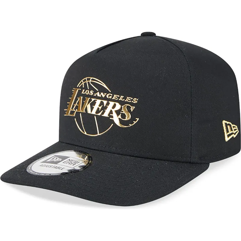 lippikset-kaareva-musta-snapback-a-frame-foil-pack-los-angeles-lakers-nba-new-era