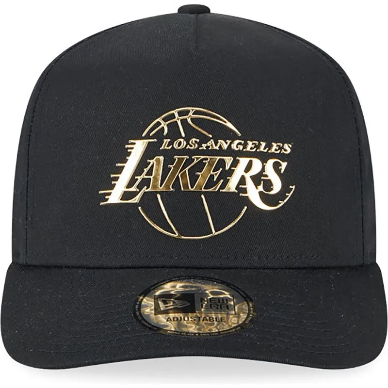 lippikset-kaareva-musta-snapback-a-frame-foil-pack-los-angeles-lakers-nba-new-era