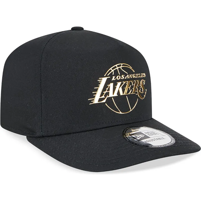 lippikset-kaareva-musta-snapback-a-frame-foil-pack-los-angeles-lakers-nba-new-era