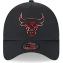 lippikset-kaareva-musta-snapback-a-frame-foil-pack-chicago-bulls-nba-new-era
