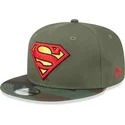 lippikset-littea-vihrea-snapback-lapsille-9fifty-superman-dc-comics-new-era