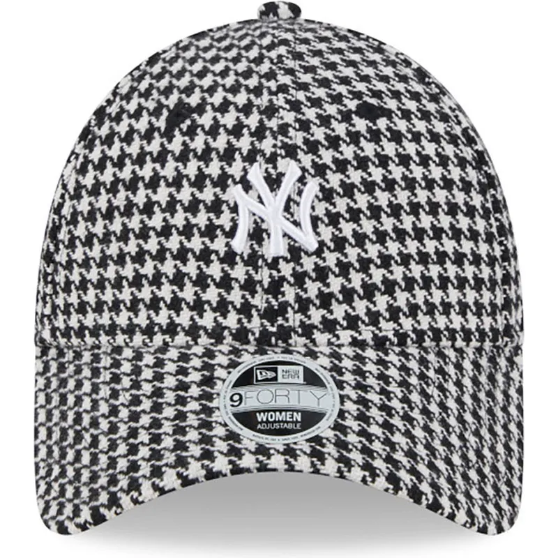 lippikset-kaareva-musta-saadettava-nauha-9forty-houndstooth-new-york-yankees-mlb-new-era lippikset-kaareva-musta-saadettava-nauha-9forty-houndstooth-new-york-yankees-mlb-new-era