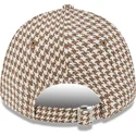 lippikset-kaareva-ruskea-saadettava-nauha-9forty-houndstooth-new-york-yankees-mlb-new-era