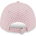 lippikset-kaareva-vaaleanpunainen-saadettava-nauha-9forty-houndstooth-los-angeles-dodgers-mlb-new-era