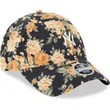 lippikset-kaareva-laivastonsininen-saadettava-nauha-9forty-floral-cord-new-york-yankees-mlb-new-era