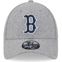 lippikset-kaareva-harmaa-saadettava-nauha-9forty-essential-melton-wool-boston-red-sox-mlb-new-era