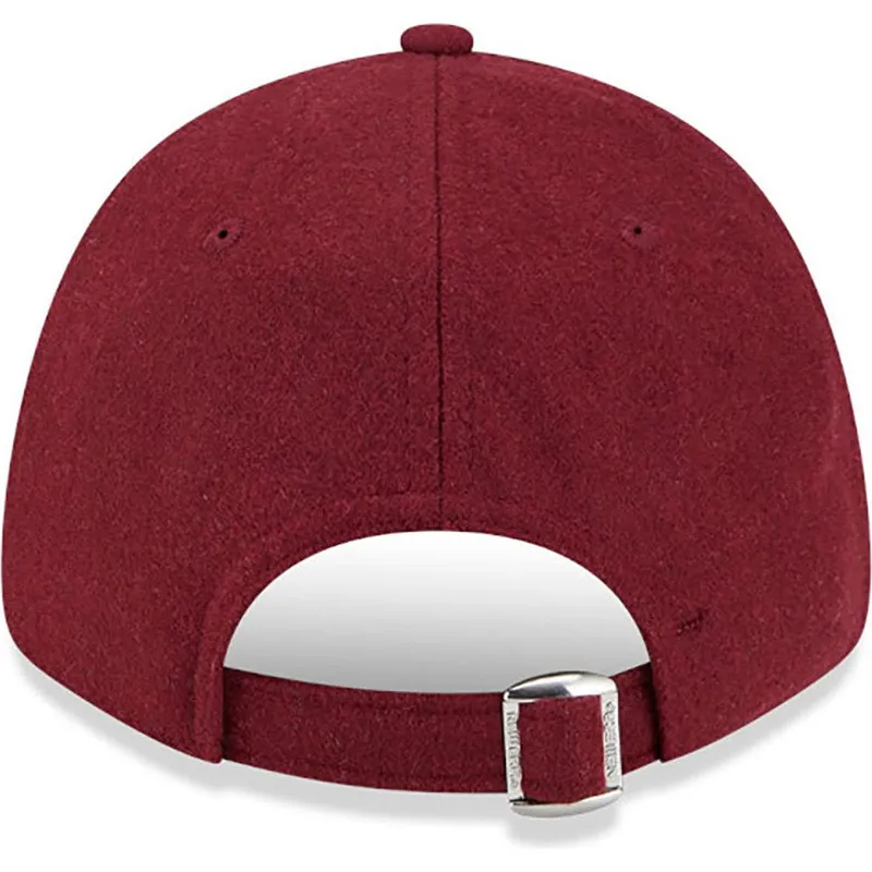 lippikset-kaareva-punainen-saadettava-nauha-9forty-essential-melton-wool-new-york-yankees-mlb-new-era