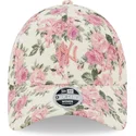 lippikset-kaareva-beige-saadettava-nauha-rosa-9forty-floral-cord-new-york-yankees-mlb-new-era