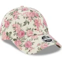 lippikset-kaareva-beige-saadettava-nauha-rosa-9forty-floral-cord-new-york-yankees-mlb-new-era