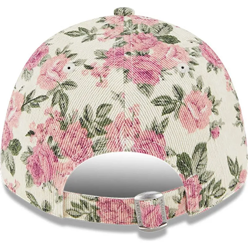 lippikset-kaareva-beige-saadettava-nauha-rosa-9forty-floral-cord-new-york-yankees-mlb-new-era