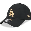 lippikset-kaareva-musta-saadettava-nauha-dorado-9forty-league-essential-los-angeles-dodgers-mlb-new-era
