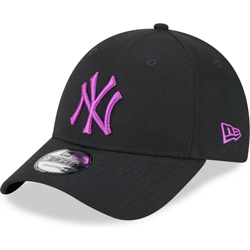lippikset-kaareva-musta-saadettava-nauha-9forty-league-essential-new-york-yankees-mlb-new-era