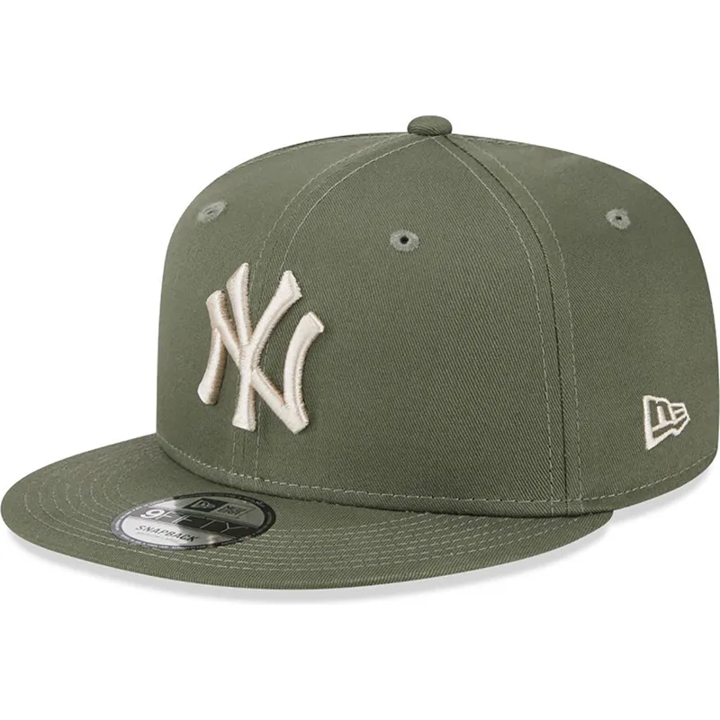 lippikset-littea-vihrea-snapback-9fifty-league-essential-new-york-yankees-mlb-new-era